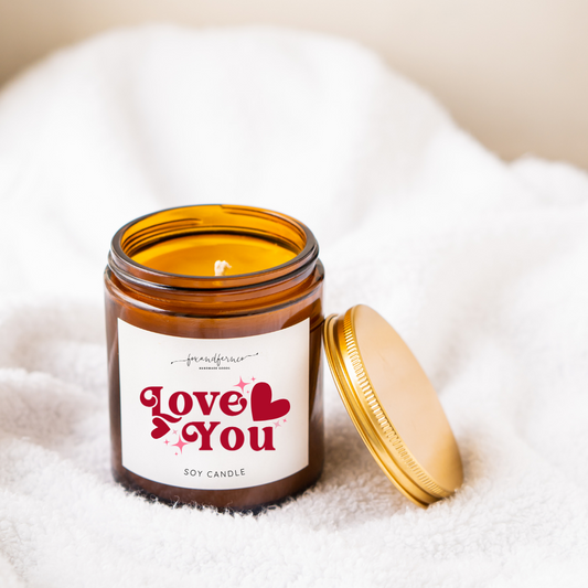 'Love you' Soy Candle